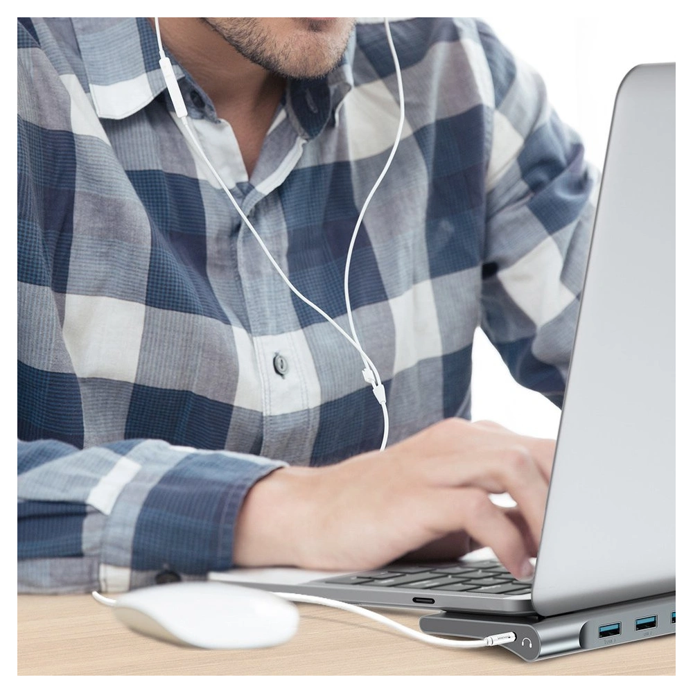 Hurtownia GSM - Adaptér HUB Baseus Enjoyment 10w1 Apple MacBook dokovací stanice - BSU4108 - {ean13} - Hurt