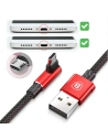 Hurtownia GSM - Kabel úhlový Baseus MVP Elbow USB-A/microUSB 2m 1.5A černý - BSU4109 - {ean13} - Hurt