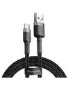 Baseus Kabel Cafule USB-A/USB-C QC 3.0 2A 2M schwarz/grau
