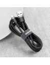 Hurtownia GSM - Kabel Baseus Cafule USB-A/USB-C QC 3.0 2A 2M černo-šedý - BSU268GRYBLK - {ean13} - Hurt