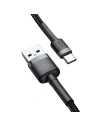 Hurtownia GSM - Kabel Baseus Cafule USB-A/USB-C QC 3.0 2A 2M černo-šedý - BSU268GRYBLK - {ean13} - Hurt