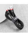 Hurtownia GSM - Cablul Baseus Cafule USB-A/USB-C QC 3.0 2A 2M negru-roșu - BSU4111 - {ean13} - Hurt