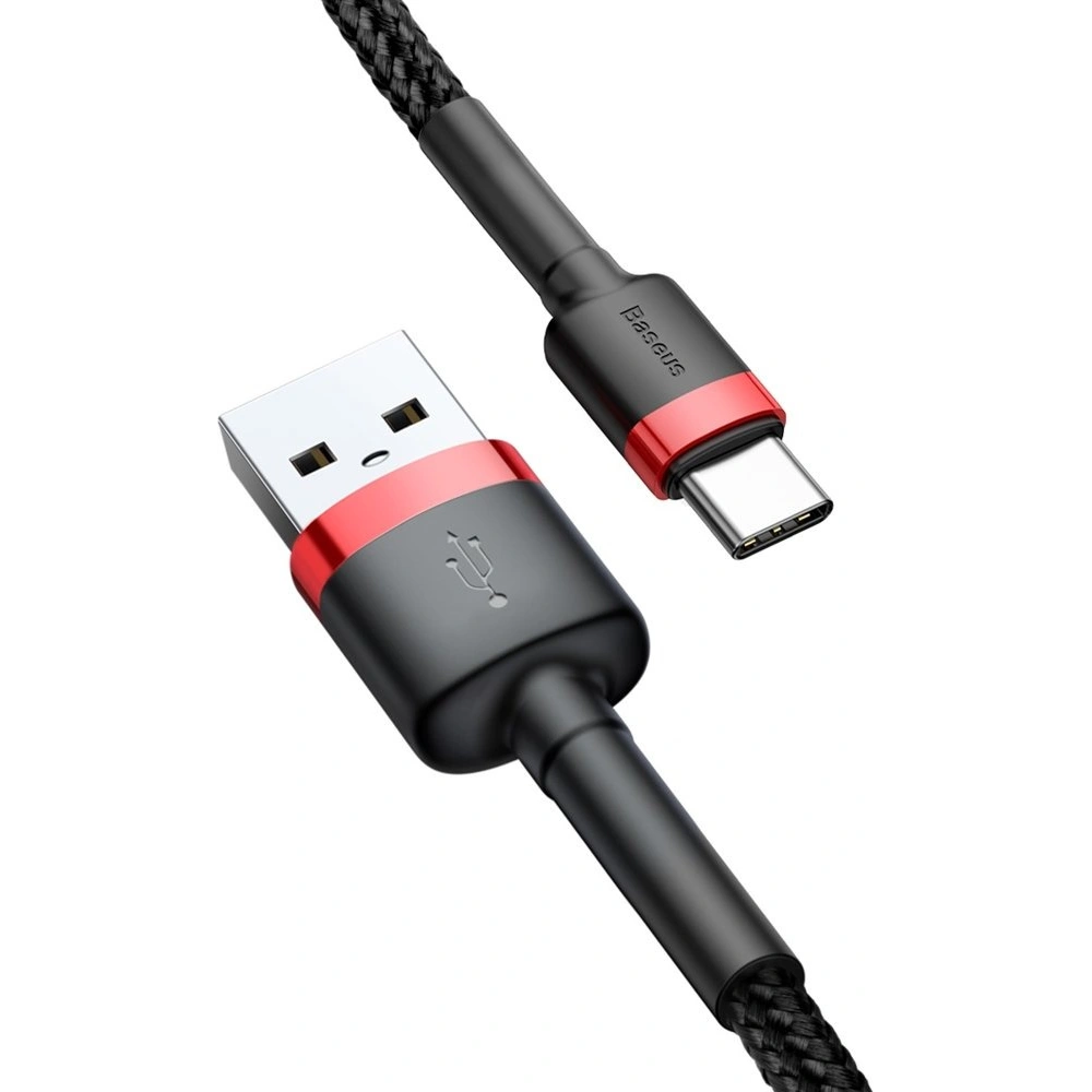 Hurtownia GSM - Cablul Baseus Cafule USB-A/USB-C QC 3.0 2A 2M negru-roșu - BSU4111 - {ean13} - Hurt