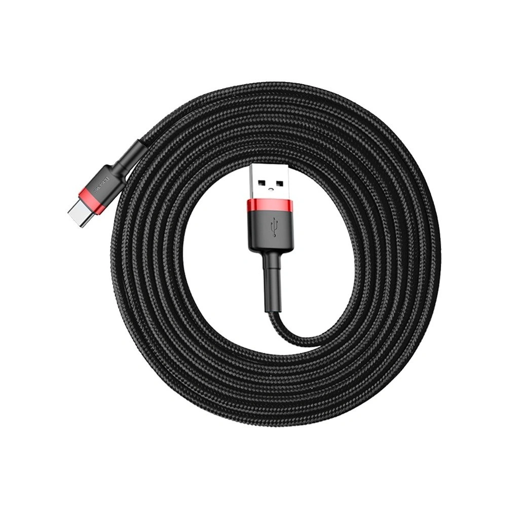 Hurtownia GSM - Cablul Baseus Cafule USB-A/USB-C QC 3.0 2A 2M negru-roșu - BSU4111 - {ean13} - Hurt