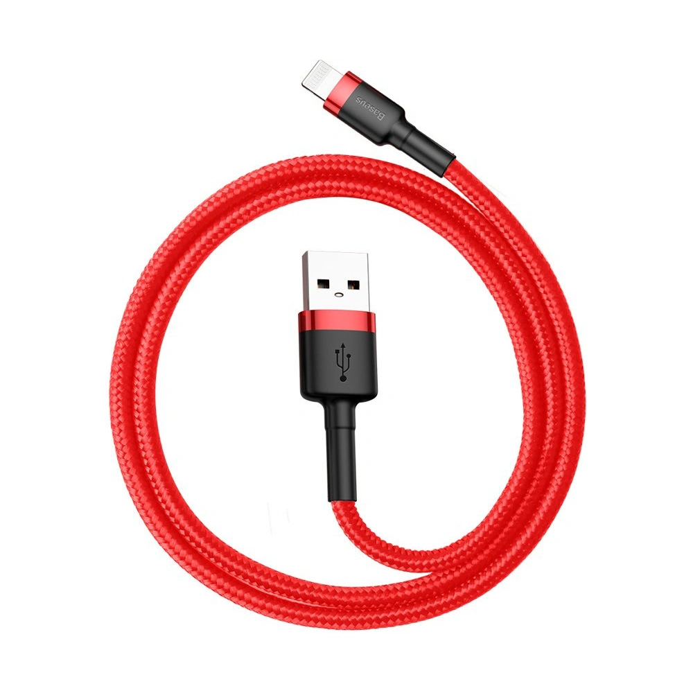 Hurtownia GSM - Kabel Baseus Cafule USB-A/Lightning QC 3.0 2.4A 0,5M czerwony - BSU4112 - {ean13} - Hurt