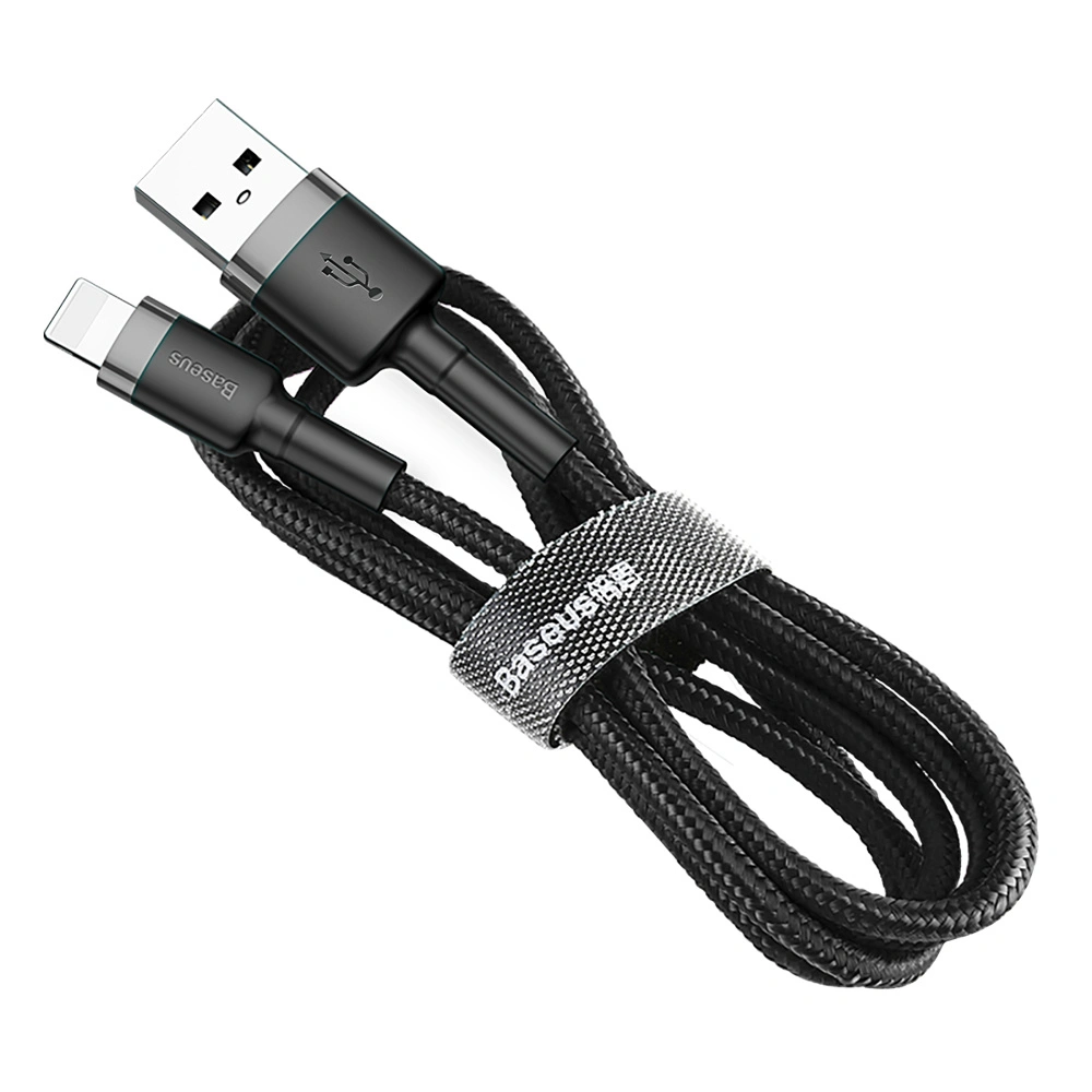 Hurtownia GSM - Kabel Baseus Cafule USB-A/Lightning QC 3.0 1.5A 2M černý - BSU4113 - {ean13} - Hurt