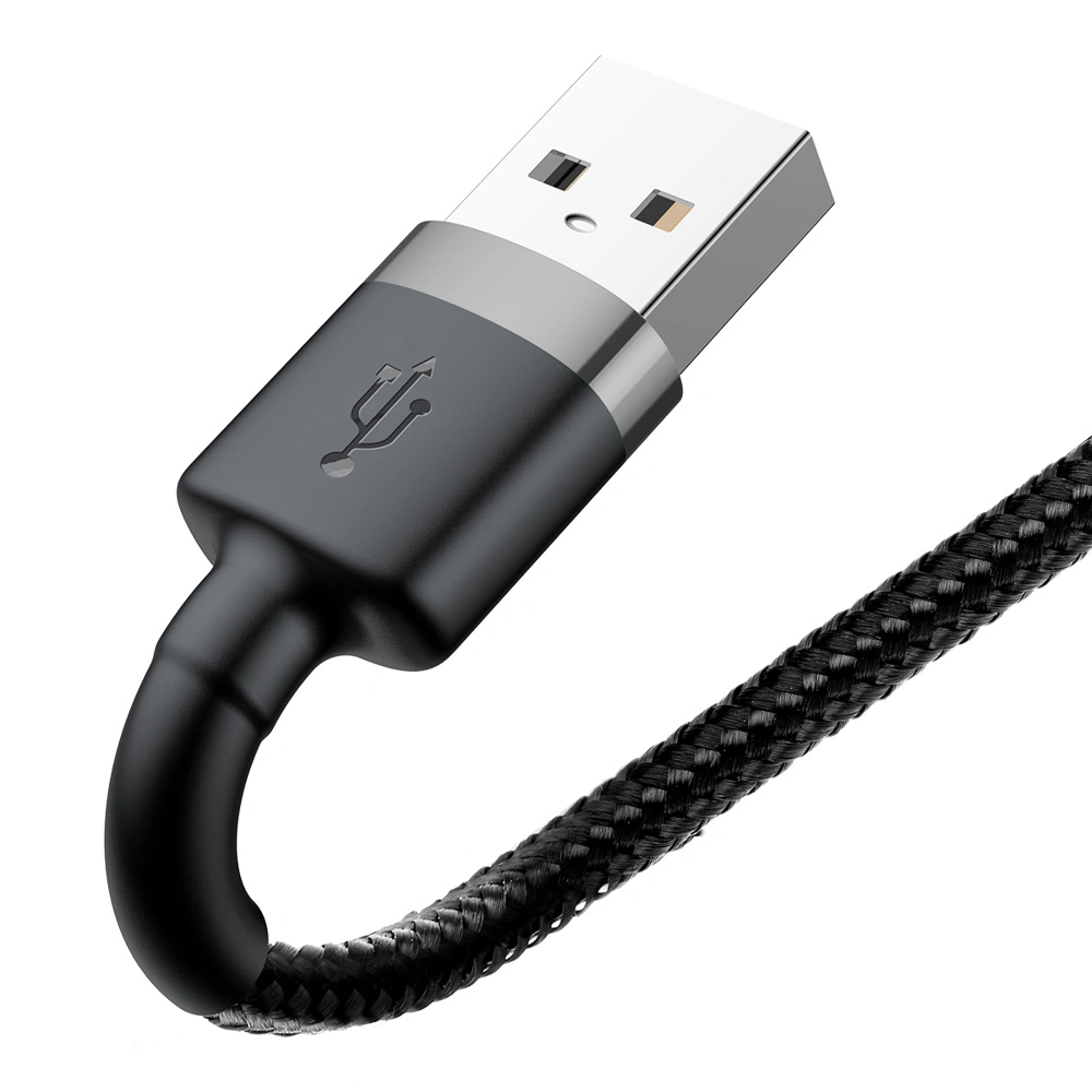 Hurtownia GSM - Kabel Baseus Cafule USB-A/Lightning QC 3.0 1.5A 2M černý - BSU4113 - {ean13} - Hurt
