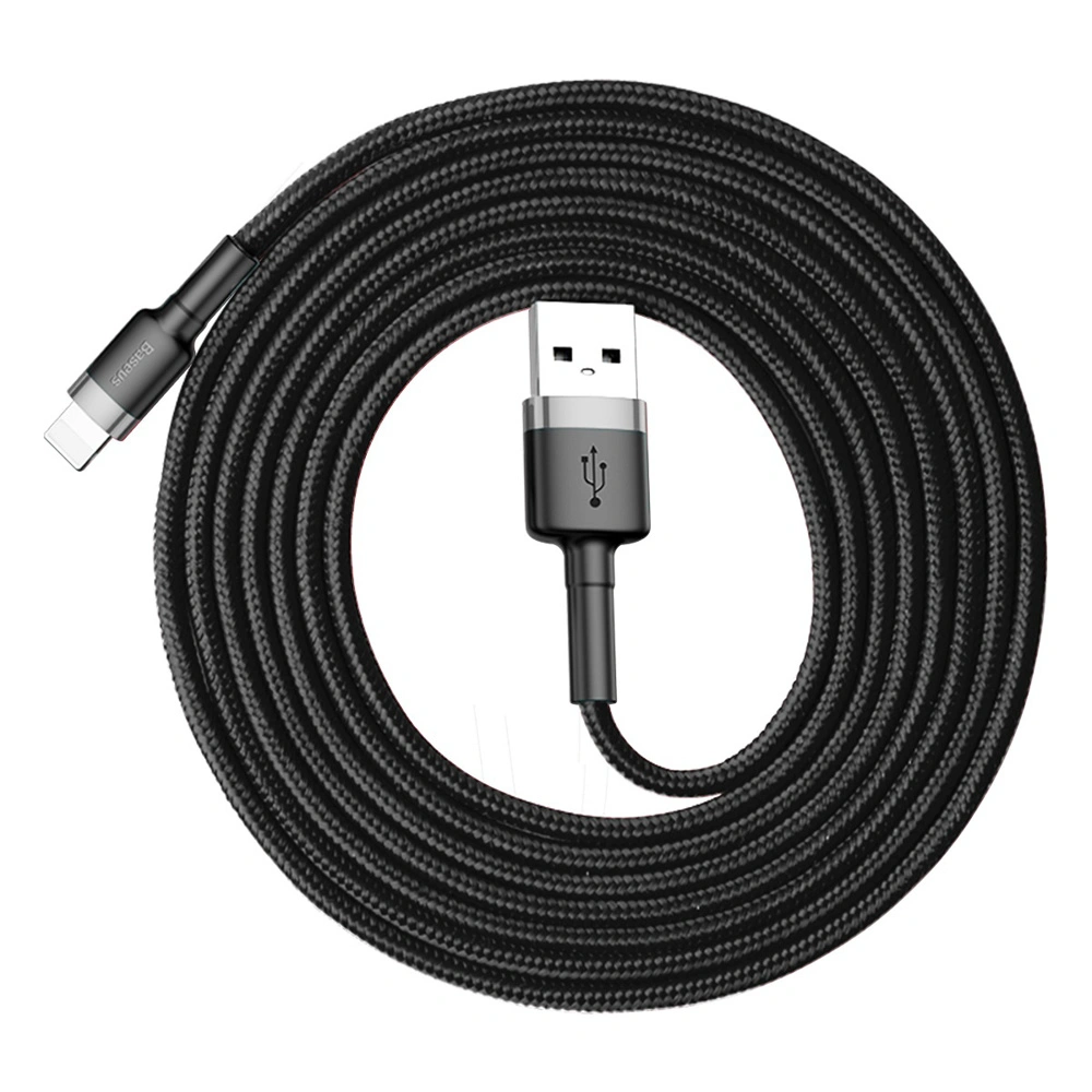 Hurtownia GSM - Kabel Baseus Cafule USB-A/Lightning QC 3.0 1.5A 2M černý - BSU4113 - {ean13} - Hurt