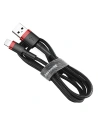 Kábel Baseus Cafule USB-A/Lightning QC 3.0 1.5A 2M fekete-piros