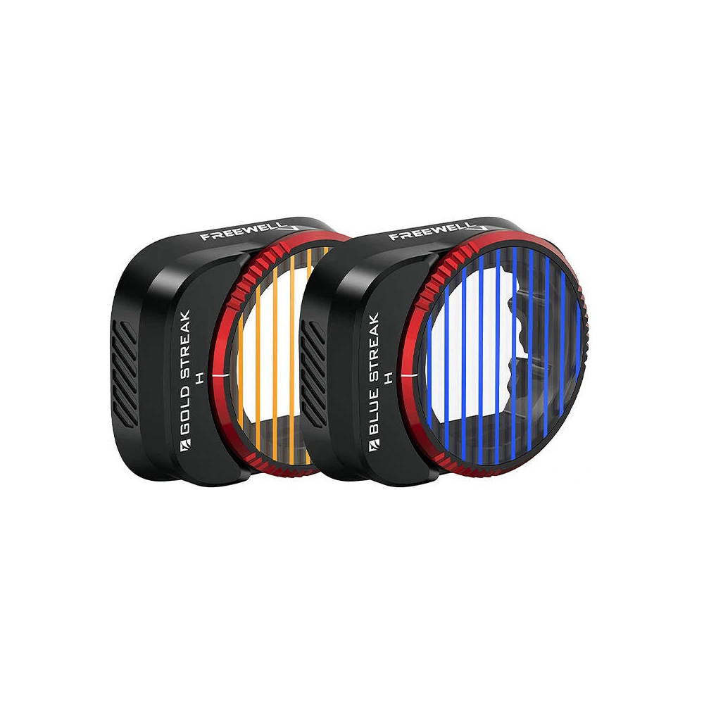 Hurtownia GSM - Anamorphen Filter Freewell Streak für DJI Mini 3 Pro / Mini 3 (blau und gold) - FRW41 - {ean13} - Hurt