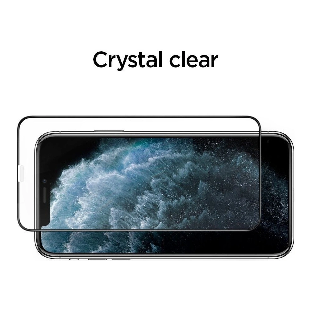 Hurtownia GSM - Spigen Apple Sticlă călită GLAS.tR AlignMaster iPhone 11 Pro Max Negru - SPN878BLK - {ean13} - Hurt