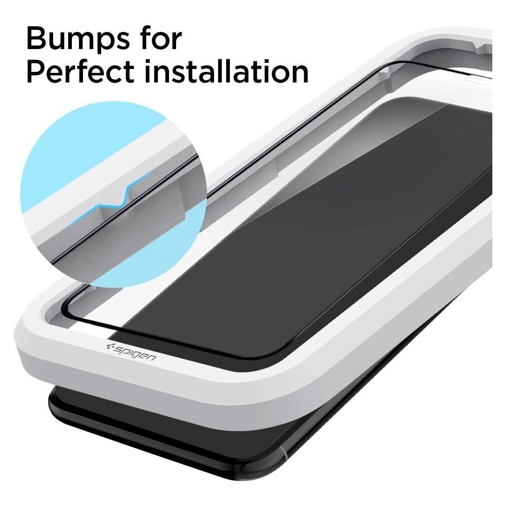 Hurtownia GSM - Spigen Apple Sticlă călită GLAS.tR AlignMaster iPhone 11 Pro Max Negru - SPN878BLK - {ean13} - Hurt