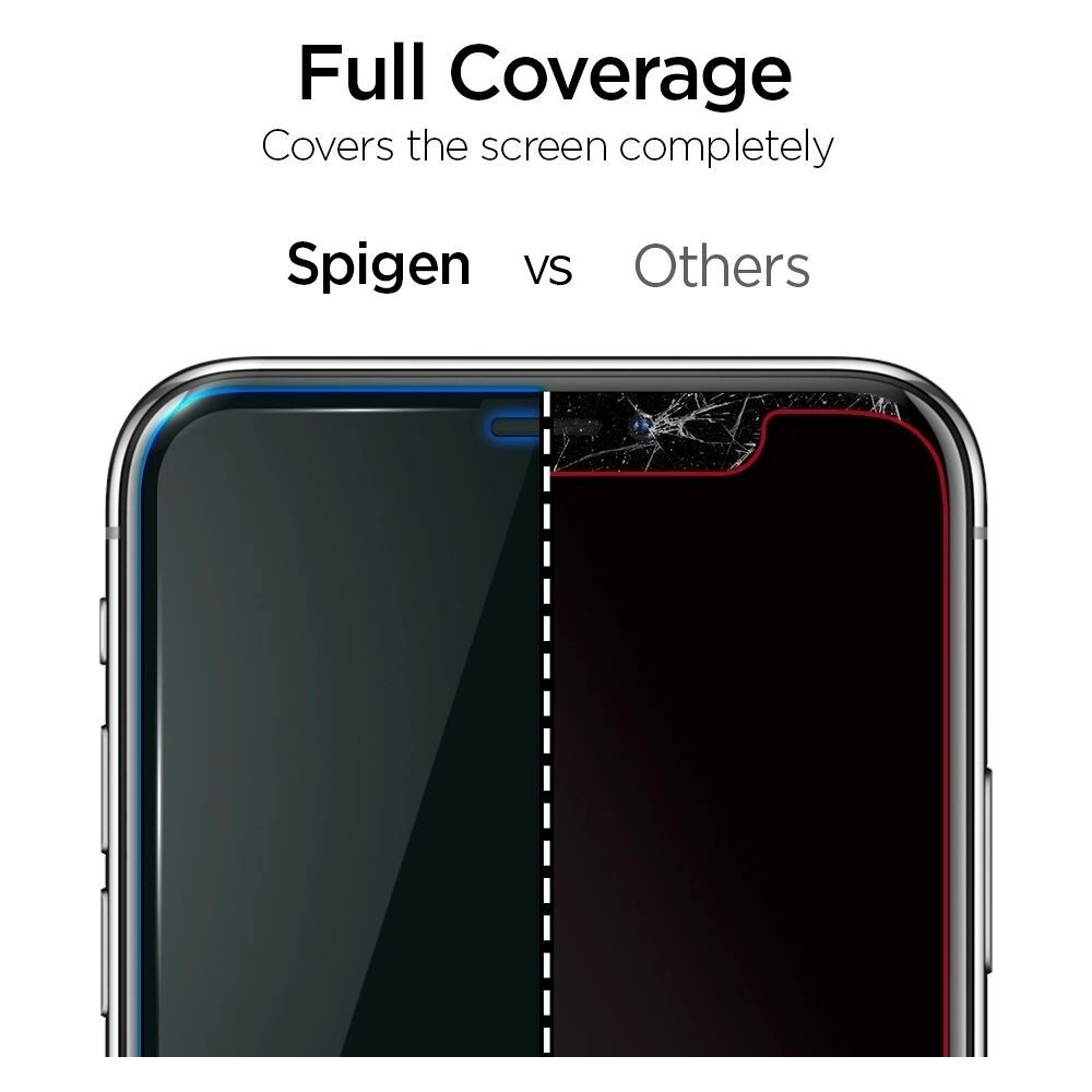 Hurtownia GSM - Gehärtetes Glas Spigen GLAS.tR AlignMaster Apple iPhone 11 Pro Max Schwarz - SPN878BLK - {ean13} - Hurt
