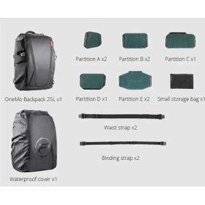 Hurtownia GSM - Vízálló hátizsák + PGYTECH OneMo válltáska (Olivine Camo) (P-CB-021) - PGY31 - {ean13} - Hurt