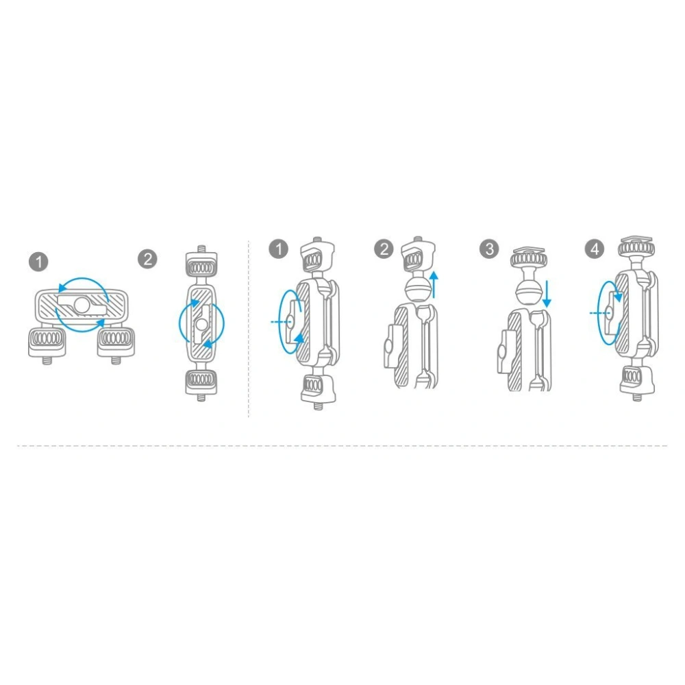Befestigung von PGYTECH Magic Arm (P-CG-009) Zubehör an Kameras / Gimbals