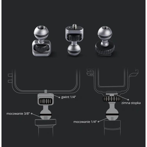 Mocowanie akcesoriów PGYTECH Magic Arm (P-CG-009) do aparatów / gimbali