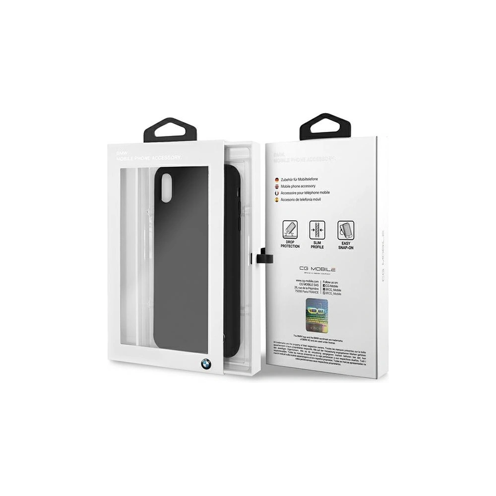 Hurtownia GSM - Etui BMW BMHCI65SILBK Apple iPhone XS Max negru/black hardcase Silicon - BMW448 - {ean13} - Hurt