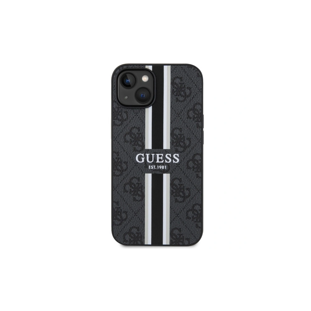Hurtownia GSM - Etui Guess GUHMP14SP4RPSK Apple iPhone 14 černý/black hardcase 4G Printed Stripes MagSafe - GUE2566 - {ean13} - Hurt