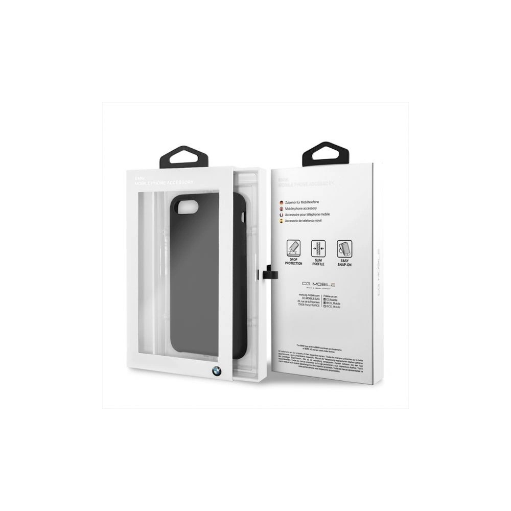 Hurtownia GSM - Etui BMW BMHCI8SILBK Apple iPhone SE 2022/SE 2020/8/7 schwarz/hardcase Silikon - BMW449 - {ean13} - Hurt