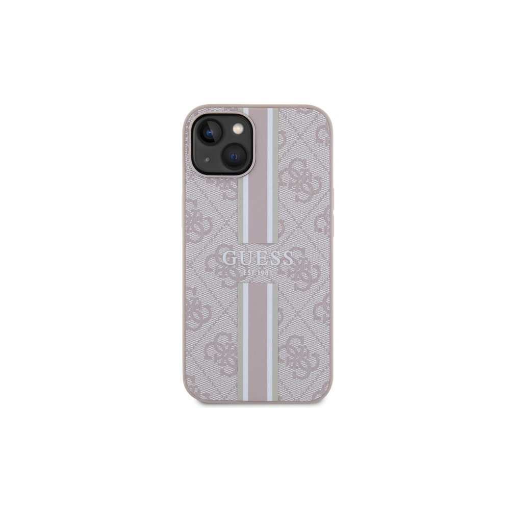 Hurtownia GSM - Etui Guess GUHMP14SP4RPSP Apple iPhone 14 rózsaszín/pink hardcase 4G Printed Stripes MagSafe - GUE2567 - {ean13} - Hurt