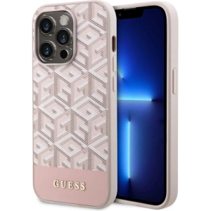 Hurtownia GSM - Etui Guess GUHMP14XHGCFSEP Apple iPhone 14 Pro Max rosa/pink Hartschale GCube Stripes MagSafe - GUE2569 - {ean13} - Hurt