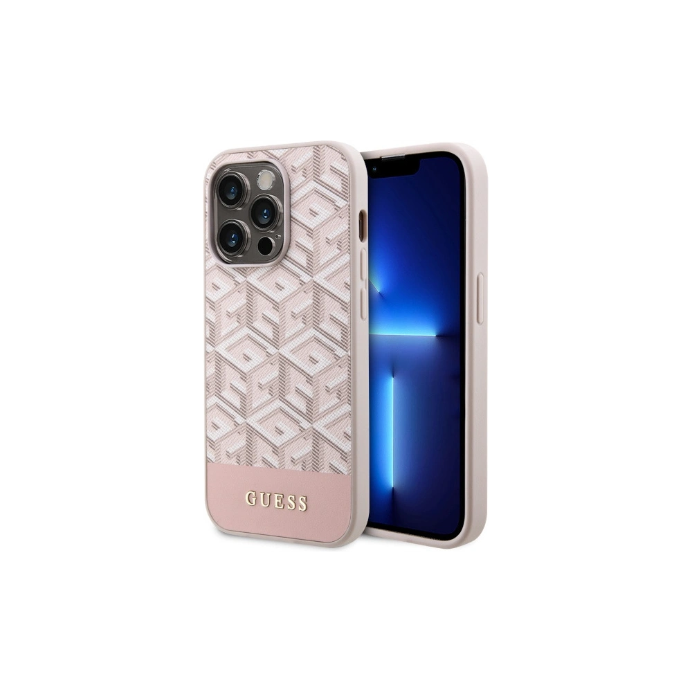 Hurtownia GSM - Etui Guess GUHMP14XHGCFSEP Apple iPhone 14 Pro Max rosa/pink Hartschale GCube Stripes MagSafe - GUE2569 - {ean13} - Hurt