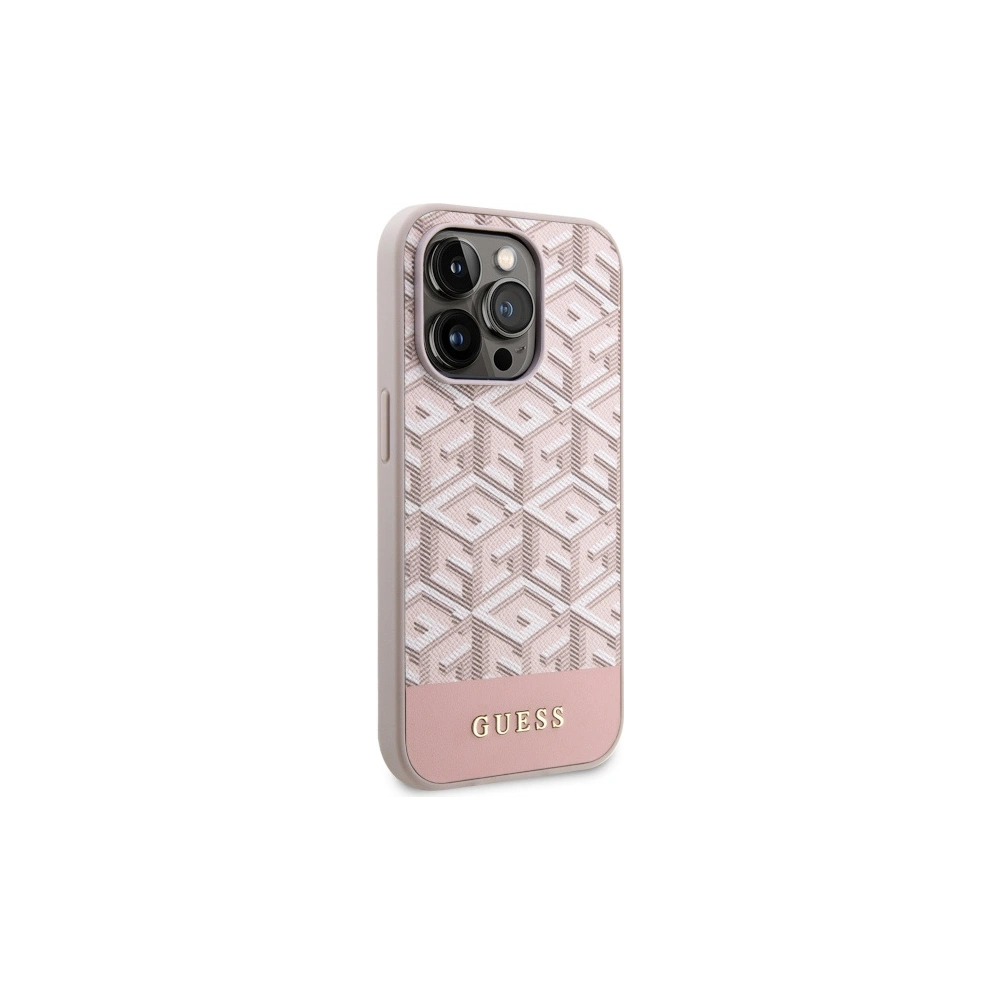 Hurtownia GSM - Etui Guess GUHMP14XHGCFSEP Apple iPhone 14 Pro Max rosa/pink Hartschale GCube Stripes MagSafe - GUE2569 - {ean13} - Hurt