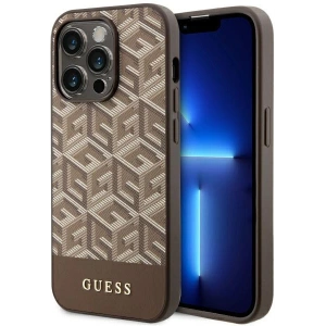 Hurtownia GSM - Etui Guess GUHMP14XHGCFSEW Apple iPhone 14 Pro Max braun/brown Hartschale GCube Stripes MagSafe - GUE2570 - {ean13} - Hurt