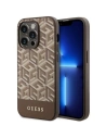 Etui Guess GUHMP14XHGCFSEW Apple iPhone 14 Pro Max braun/brown Hartschale GCube Stripes MagSafe