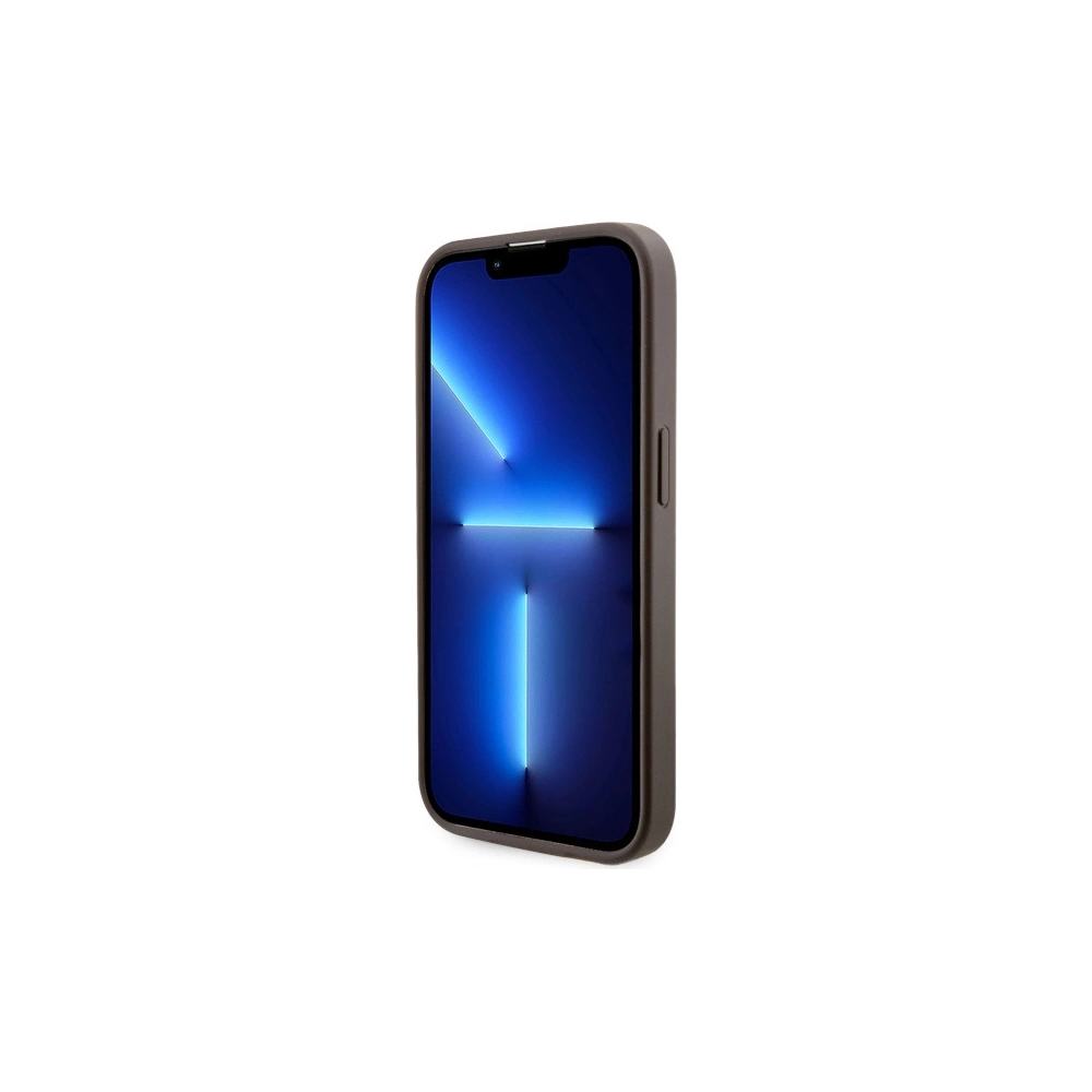 Guess GUHMP14XHGCFSEW Apple iPhone 14 Pro Max brown hard case GCube Stripes MagSafe