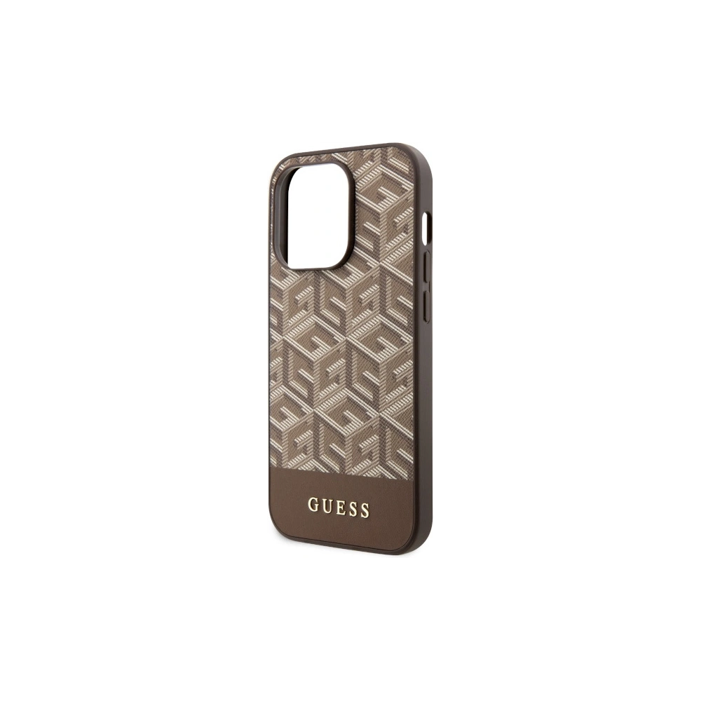 Hurtownia GSM - Etui Guess GUHMP14XHGCFSEW Apple iPhone 14 Pro Max braun/brown Hartschale GCube Stripes MagSafe - GUE2570 - {ean13} - Hurt