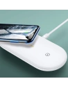 Hurtownia GSM - Încărcător wireless USAMS US-CD120 10W Dual alb/white - USA955 - {ean13} - Hurt