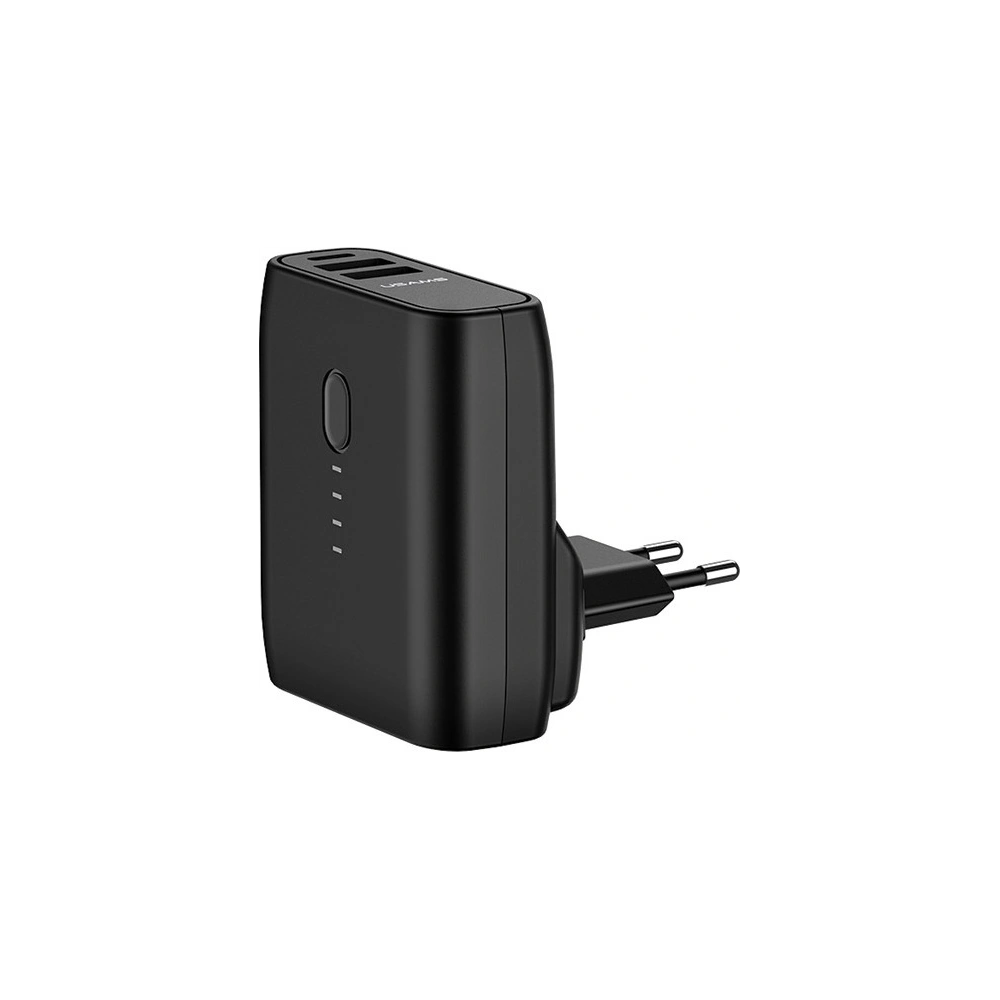Hurtownia GSM - USAMS Netzteil + Powerbank PB11 2w1 5000 mAh Schnellladung schwarz/black (US-CD71) - USA957 - {ean13} - Hurt