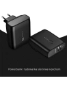 Hurtownia GSM - USAMS Netzteil + Powerbank PB11 2w1 5000 mAh Schnellladung schwarz/black (US-CD71) - USA957 - {ean13} - Hurt