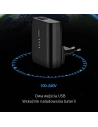 Hurtownia GSM - USAMS Netzteil + Powerbank PB11 2w1 5000 mAh Schnellladung schwarz/black (US-CD71) - USA957 - {ean13} - Hurt