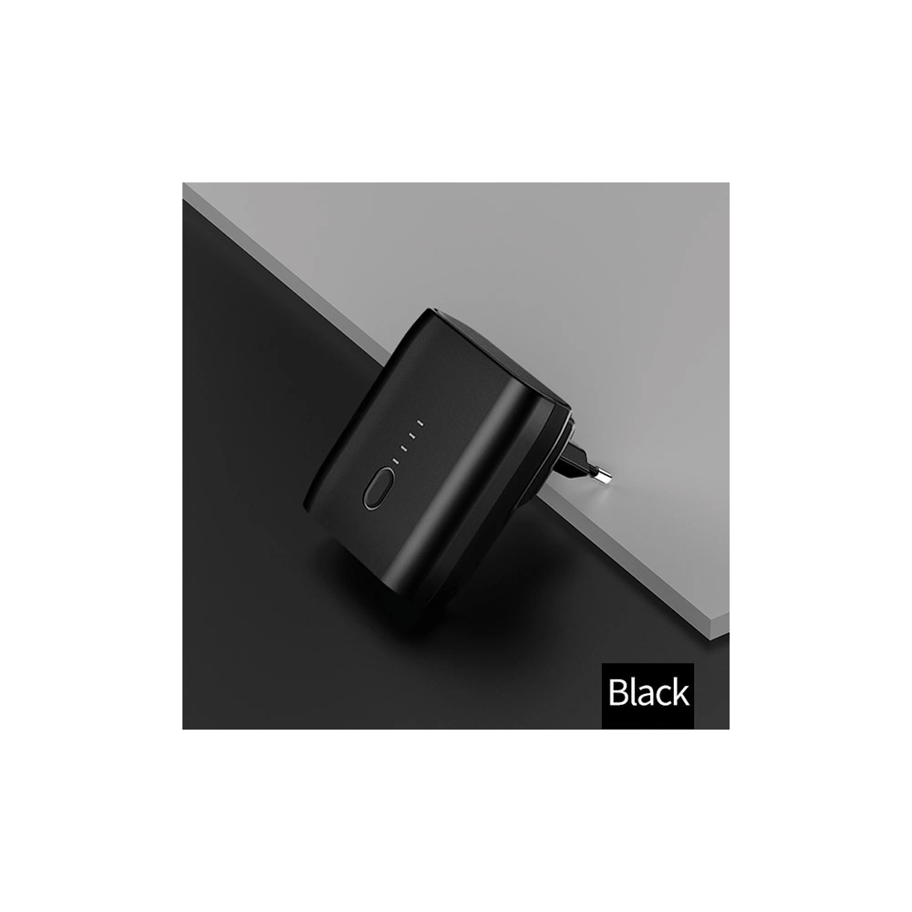 Hurtownia GSM - USAMS Netzteil + Powerbank PB11 2w1 5000 mAh Schnellladung schwarz/black (US-CD71) - USA957 - {ean13} - Hurt