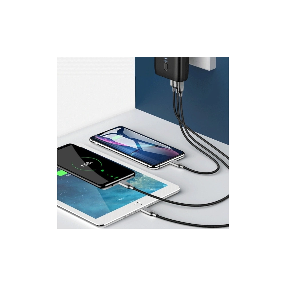 Hurtownia GSM - USAMS Netzteil + Powerbank PB11 2w1 5000 mAh Schnellladung schwarz/black (US-CD71) - USA957 - {ean13} - Hurt
