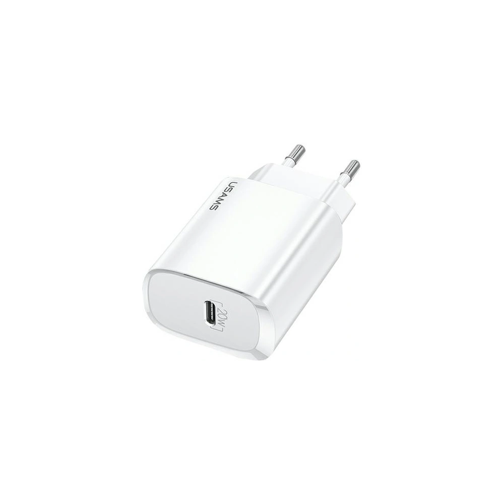 Hurtownia GSM - USAMS T39 USB-C 20W PD 3.0 Schnellladegerät weiß/white (US-CC131) - USA958 - {ean13} - Hurt