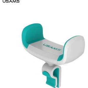 Uchwyt samochodowy USAMS C-Series Air Vent biało-zielony/white green (US-ZJ004)