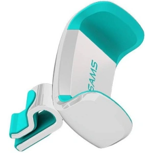 Uchwyt samochodowy USAMS C-Series Air Vent biało-zielony/white green (US-ZJ004)