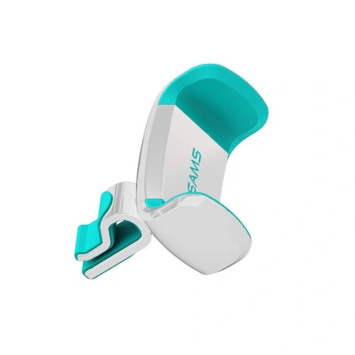 Uchwyt samochodowy USAMS C-Series Air Vent biało-zielony/white green (US-ZJ004)