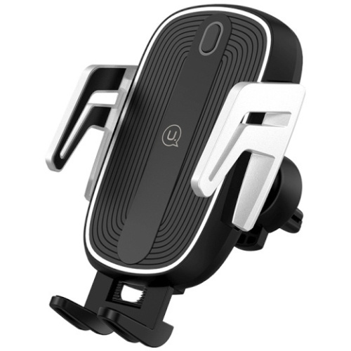 Usams Distributor - 6958444982274 - USA961 - USAMS US-CD100 Automatic Induction 10W Car Mount Holder Wireless Charger Air Vent black - B2B homescreen