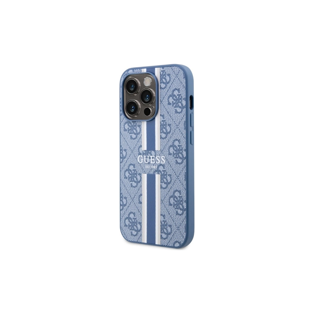 Hurtownia GSM - Etui Guess GUHMP14XP4RPSB Apple iPhone 14 Pro Max niebieski/blue hardcase 4G Printed Stripes MagSafe - GUE2571 - {ean13} - Hurt