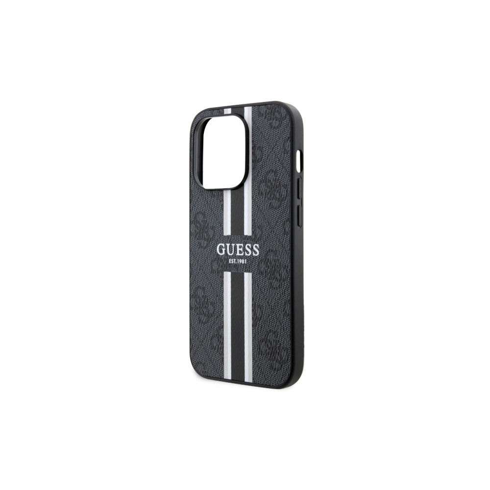 Hurtownia GSM - Etui Guess GUHMP14XP4RPSK Apple iPhone 14 Pro Max schwarz/black Hardcase 4G Printed Stripes MagSafe - GUE2572 - {ean13} - Hurt