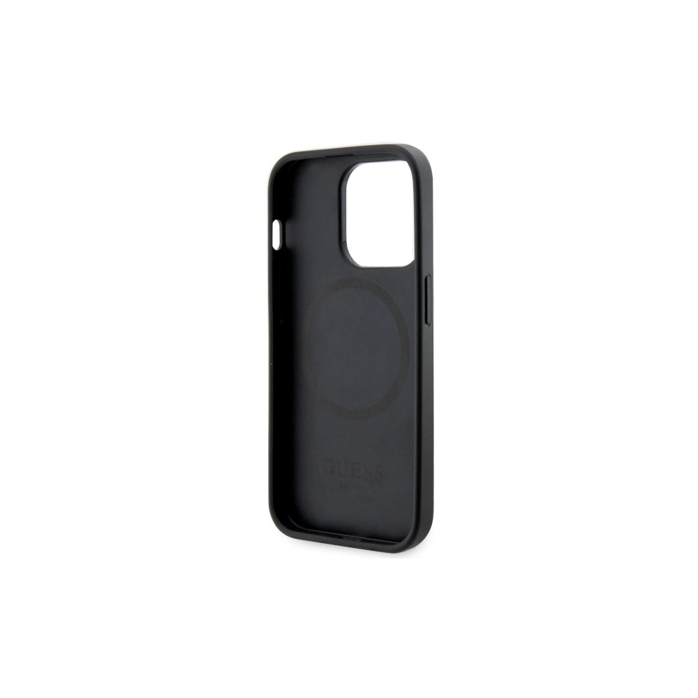 Wholesale Guess GUHMP14XP4RPSK Apple iPhone 14 Pro Max black hardcase 4G Printed Stripes MagSafe - GUE2572 - {ean13} - Hurt