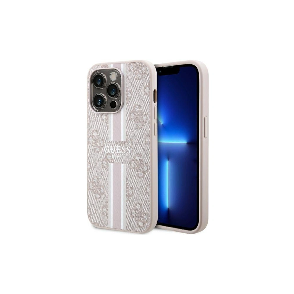 Hurtownia GSM - Etui Guess GUHMP14XP4RPSP Apple iPhone 14 Pro Max rosa/pink hardcase 4G Printed Stripes MagSafe - GUE2573 - {ean13} - Hurt