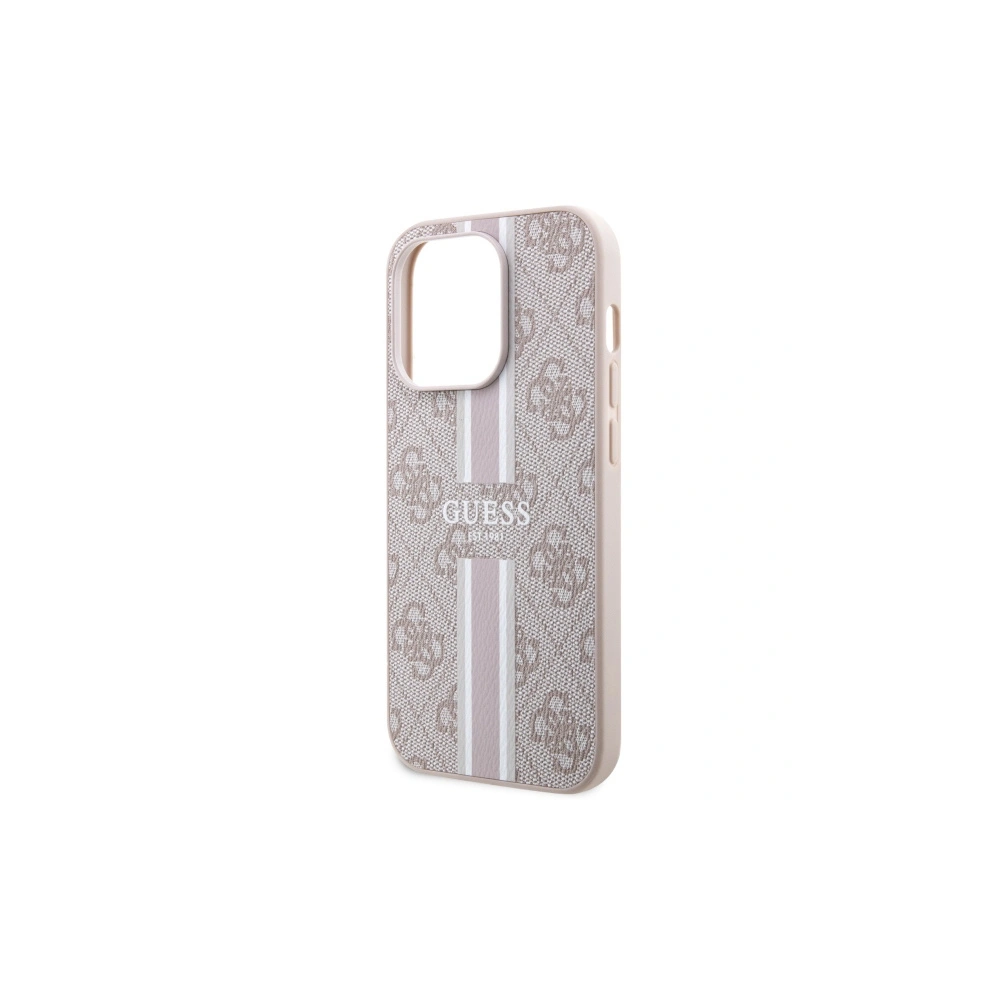 Hurtownia GSM - Etui Guess GUHMP14XP4RPSP Apple iPhone 14 Pro Max růžový/pink hardcase 4G Printed Stripes MagSafe - GUE2573 - {ean13} - Hurt