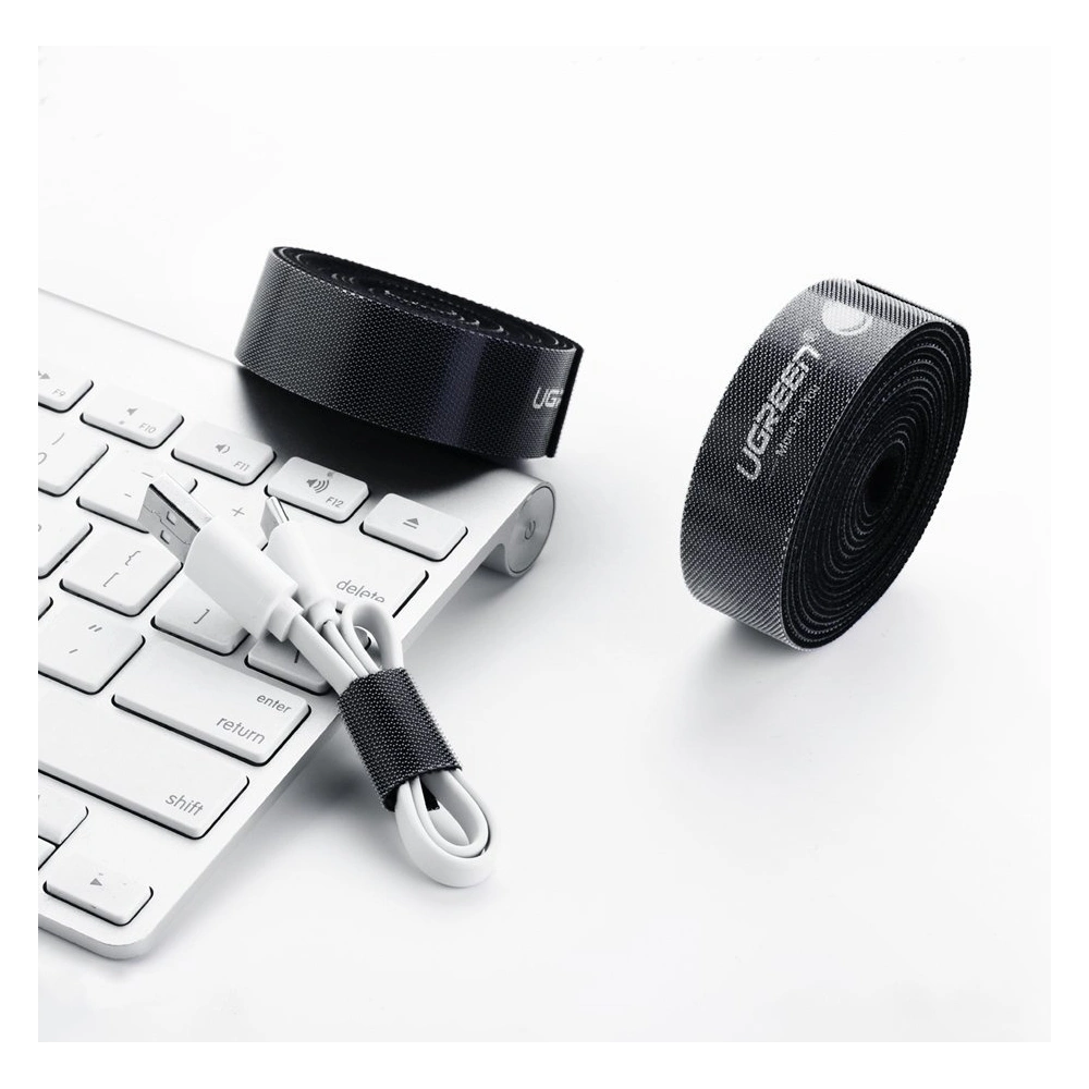 Hurtownia GSM - Organizer pentru cabluri (velcro) UGREEN LP124, 2m (negru) - UGR1565 - {ean13} - Hurt