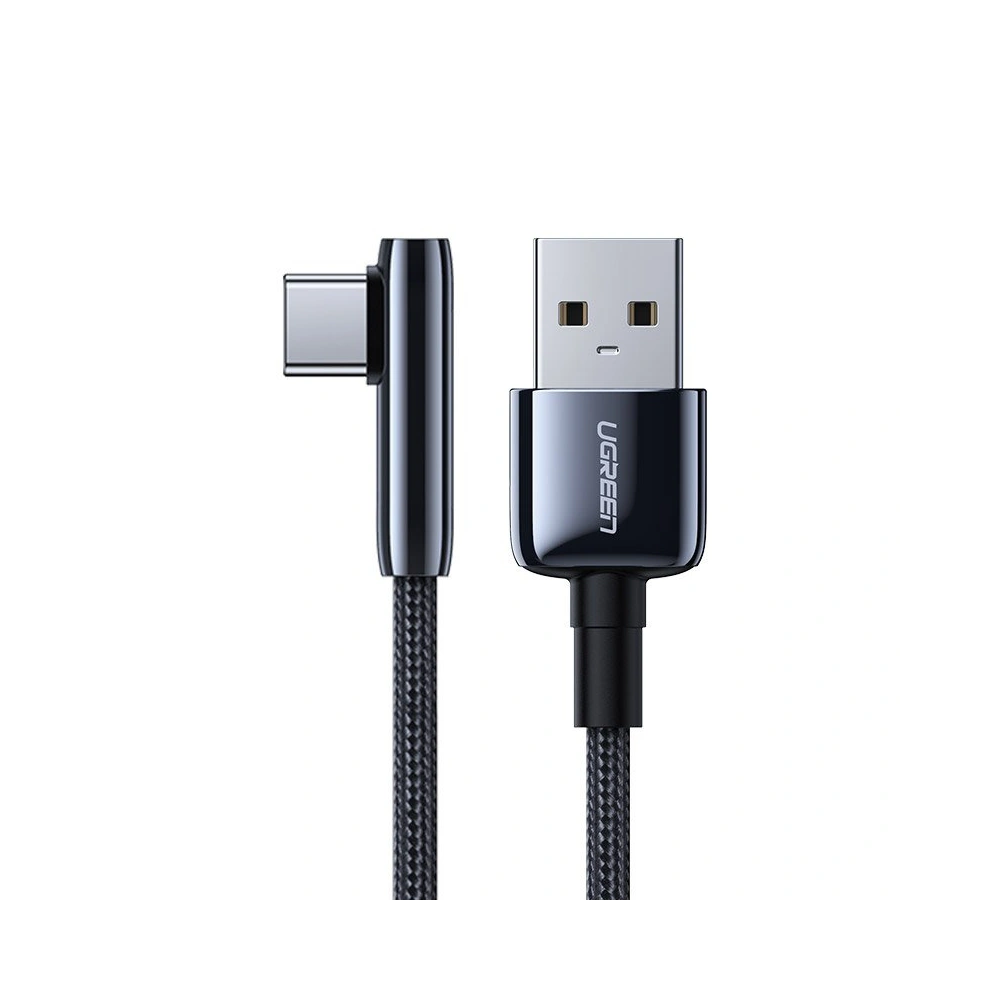 Hurtownia GSM - Cablul unghiular UGREEN US313 USB-A/USB-C 5A Quick Charge 3.0 AFC FCP 0,5 m negru - UGR1566 - {ean13} - Hurt