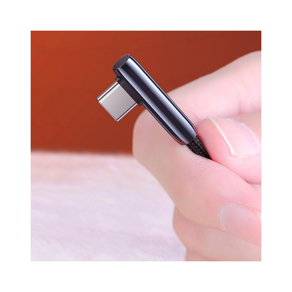 Hurtownia GSM - Cablul unghiular UGREEN US313 USB-A/USB-C 5A Quick Charge 3.0 AFC FCP 0,5 m negru - UGR1566 - {ean13} - Hurt